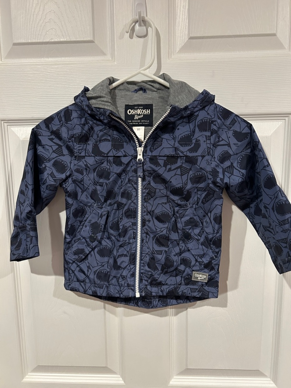OshKosh B'gosh Hooded Raincoat with Shark Print
